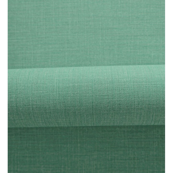Papel pintado liso de microfibras textiles tintadas verde jade - Melbourne Colour 685312