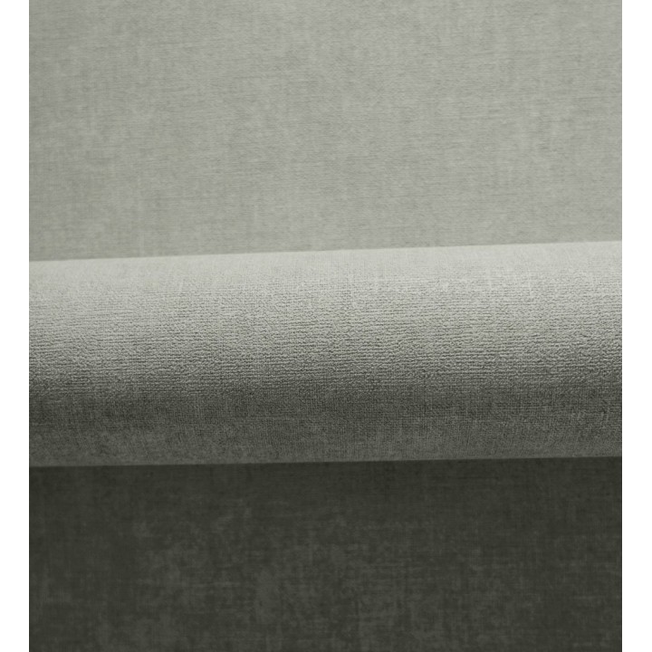 Papel pintado liso verde glaciar efecto textil hilos de lino y algodón - Raffton Indigo 685314