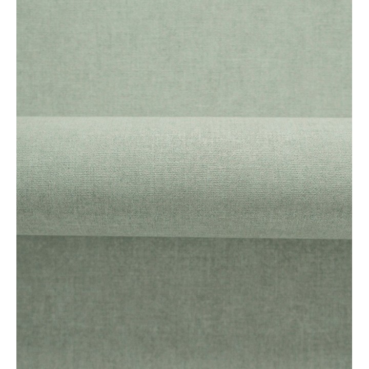 Papel pintado liso verde mineral efecto textil hilos de lino y algodón - Raffton Indigo 685315