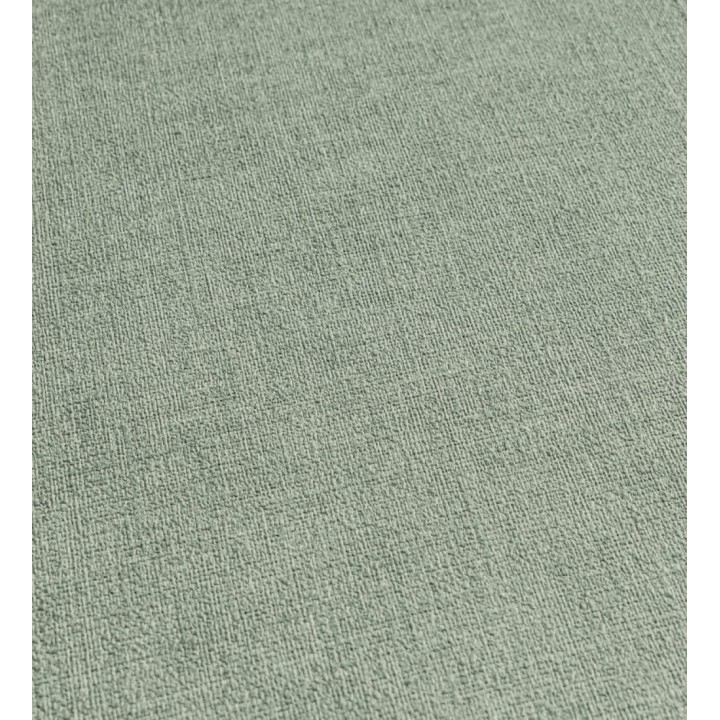 Papel pintado liso verde mineral efecto textil hilos de lino y algodón - Raffton Indigo 685315