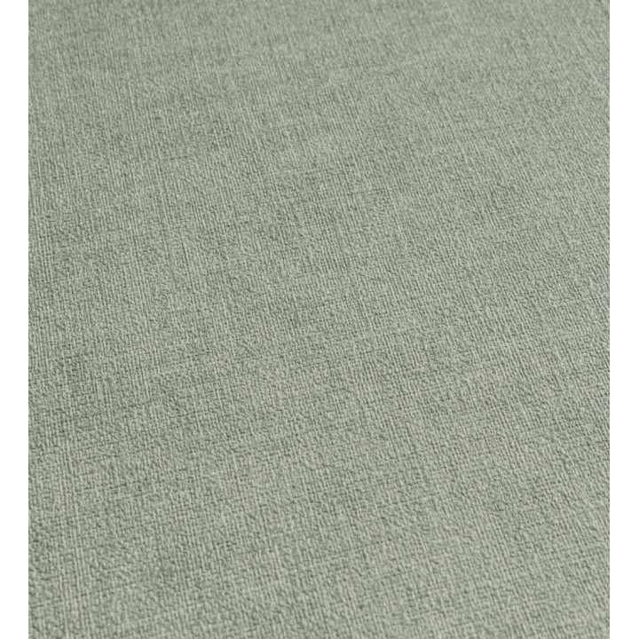 Papel pintado liso verde eucalipto efecto textil hilos de lino y algodón - Raffton Indigo 685317