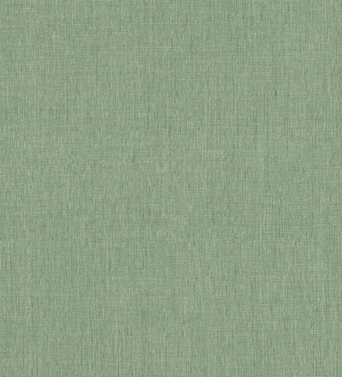 Papel pintado liso de microfibras textiles tintadas verde liquen - Melbourne Colour 685321