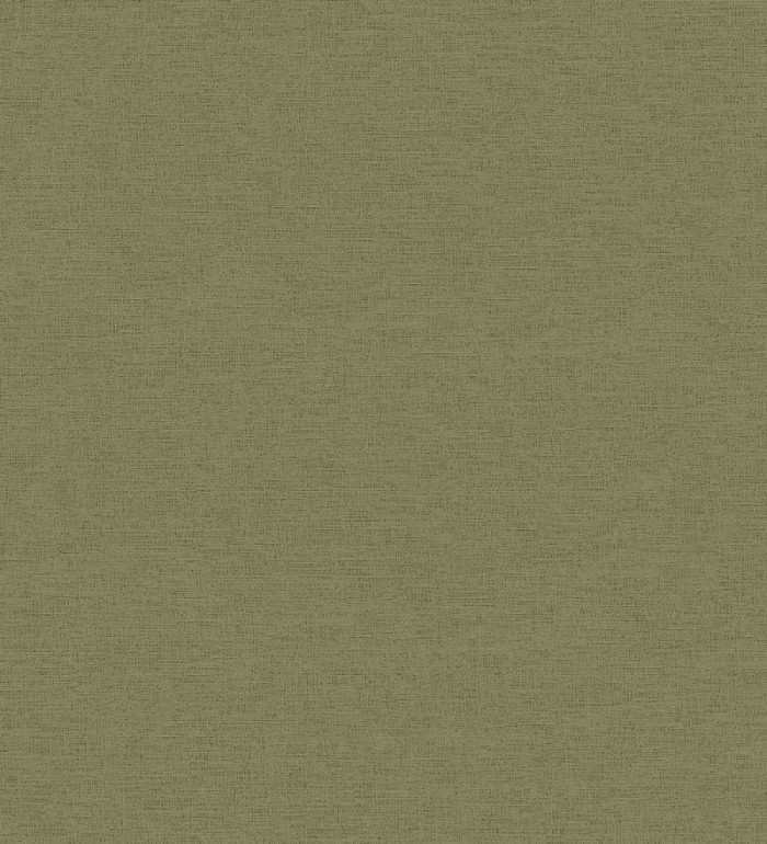 Papel pintado liso con textura lienzo pintado color verde musgo - Brighton Sage 685322