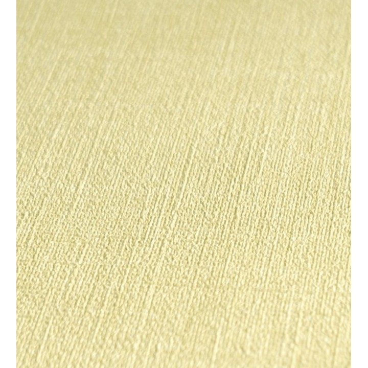 Papel pintado liso de microfibras textiles tintadas amarillo mostaza claro - Melbourne Colour 685325