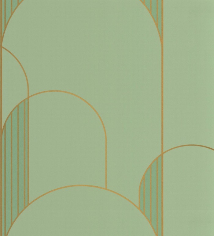 Papel pintado geométrico estilo art decó - Leiko Modern 126837