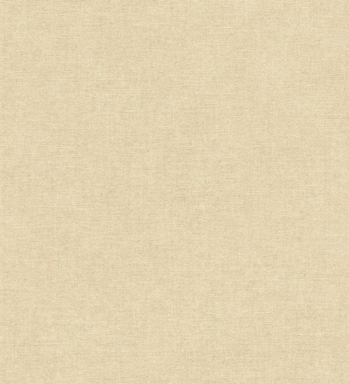 Papel pintado liso amarillo paja efecto textil hilos de lino y algodón - Raffton Linen 685326