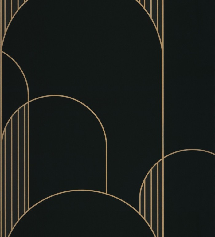 Papel pintado geométrico estilo art decó - Leiko Modern 126838