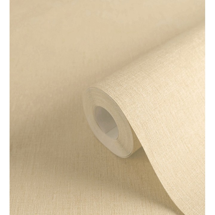 Papel pintado liso de microfibras textiles tintadas marrón camel - Melbourne Colour 685327
