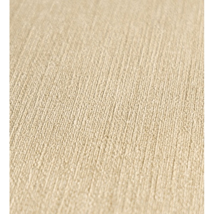 Papel pintado liso de microfibras textiles tintadas marrón camel - Melbourne Colour 685327