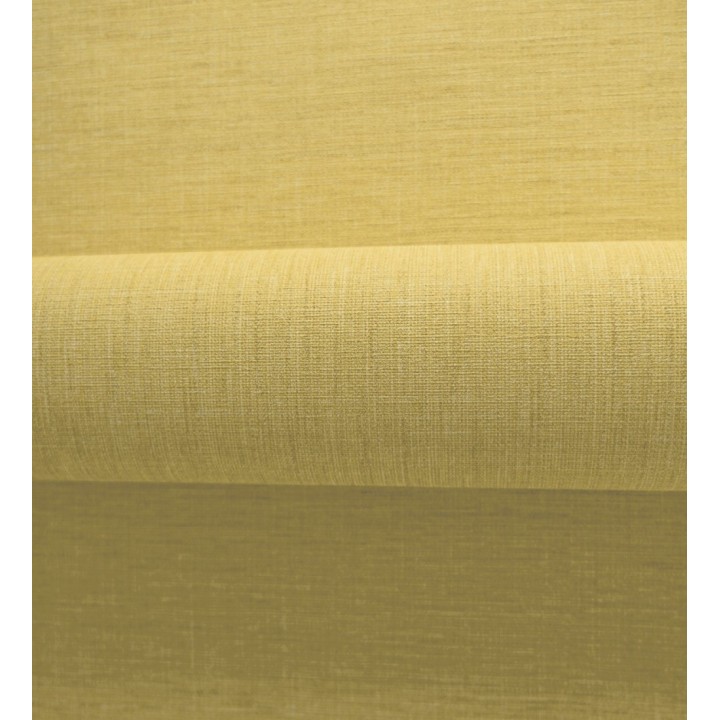 Papel pintado liso de microfibras textiles tintadas color mostaza - Melbourne Colour 685328