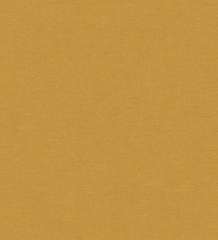 Papel pintado liso con textura lienzo pintado color ocre - Brighton Amber 685330