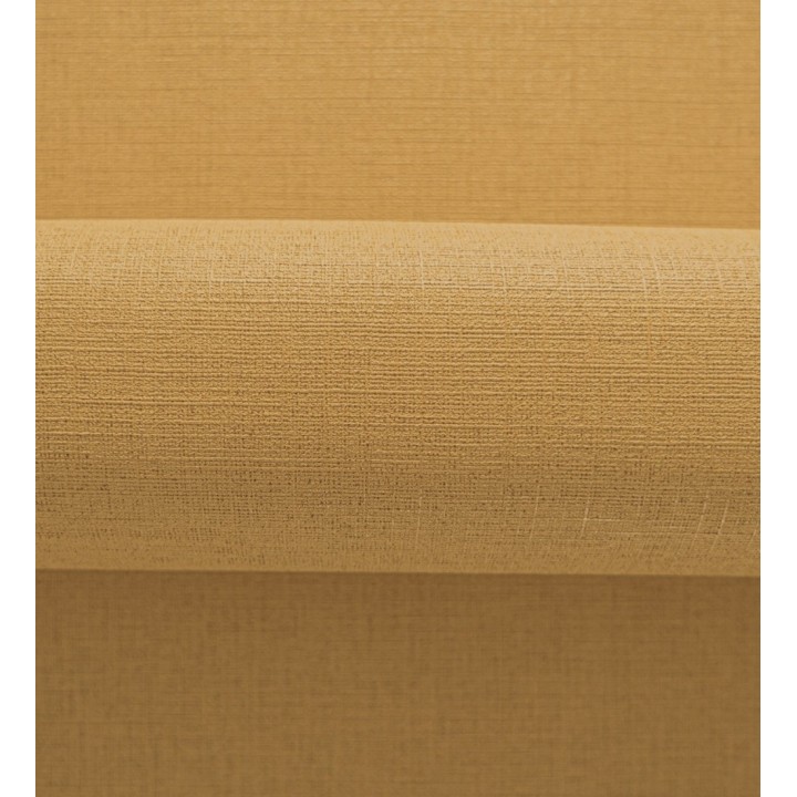 Papel pintado liso con textura lienzo pintado color ocre - Brighton Amber 685330