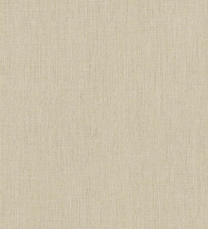 Papel pintado liso de microfibras textiles naturales beige arena - Melbourne Linen 685331