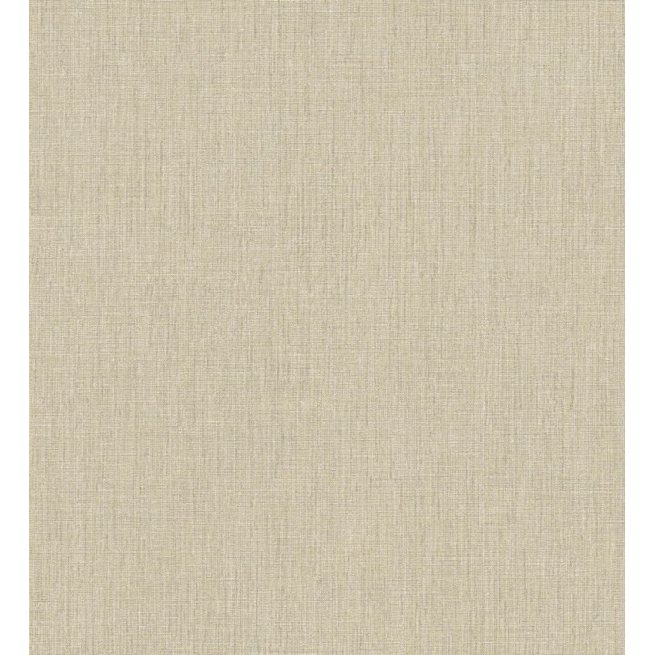 Papel pintado liso de microfibras textiles naturales beige arena - Melbourne Linen 685331