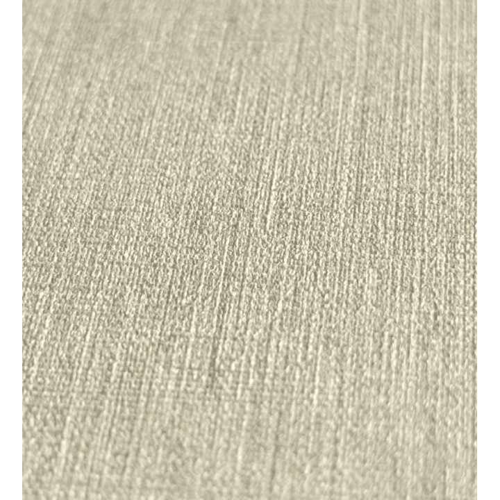 Papel pintado liso de microfibras textiles naturales beige arena - Melbourne Linen 685331