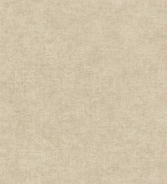 Papel pintado liso color arena efecto textil hilos de lino y algodón - Raffton Clay 685333