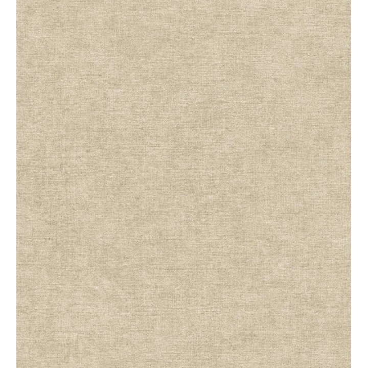 Papel pintado liso color arena efecto textil hilos de lino y algodón - Raffton Clay 685333