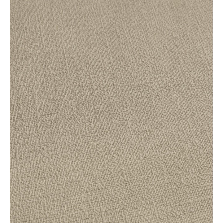 Papel pintado liso color arena efecto textil hilos de lino y algodón - Raffton Clay 685333