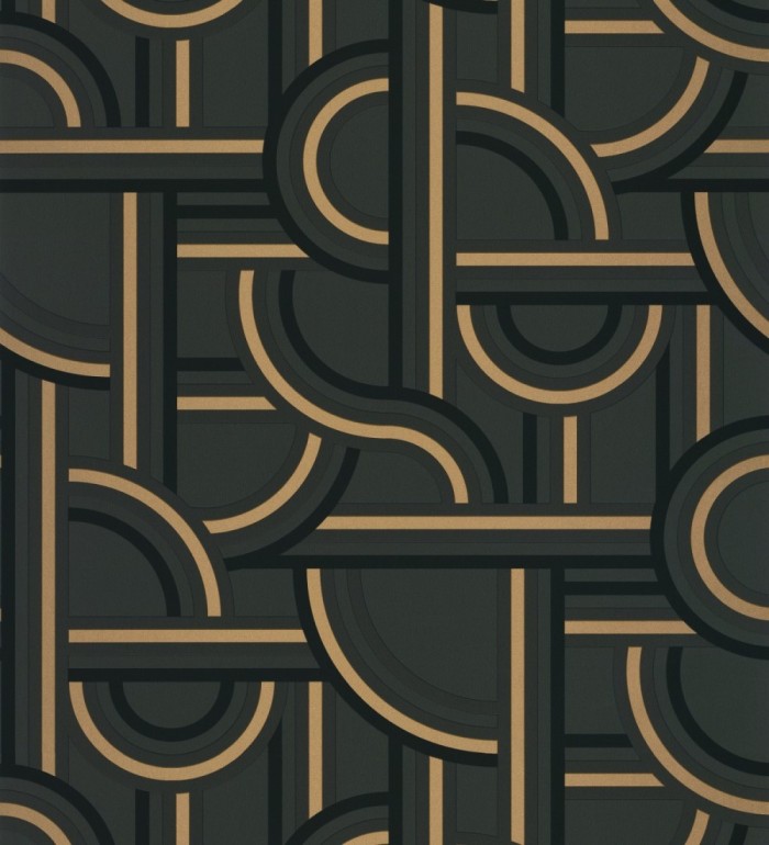 Papel pintado formas geométricas entrelazadas - Katsumi 126842