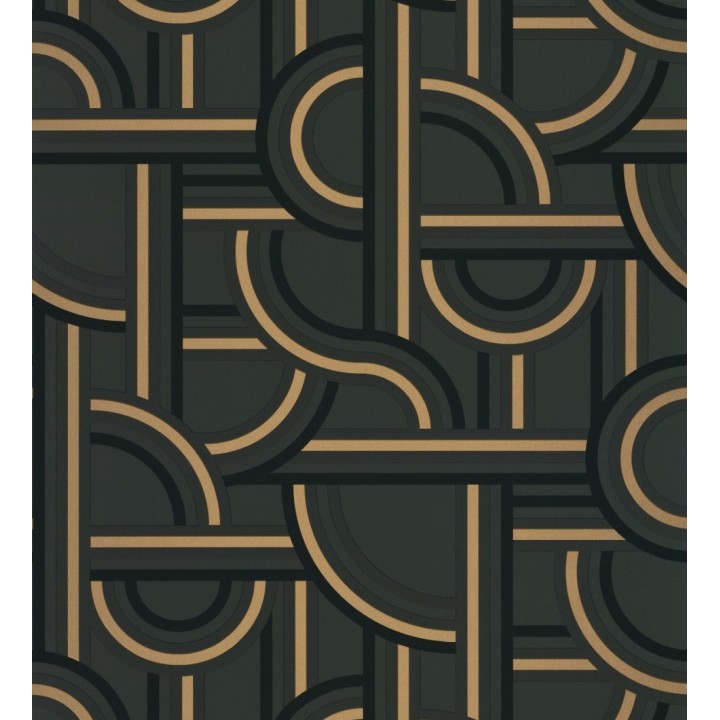 Papel pintado formas geométricas entrelazadas - Katsumi 126842