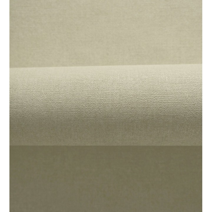 Papel pintado liso tono champagne efecto textil hilos de lino y algodón - Raffton Linen 685336