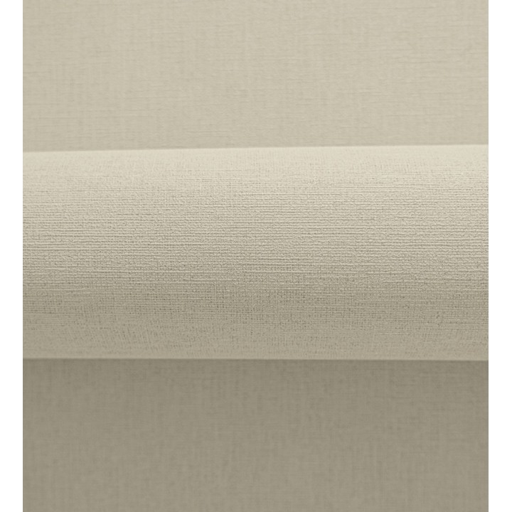 Papel pintado liso con textura lienzo pintado color beige tostado - Brighton Porcelain 685337