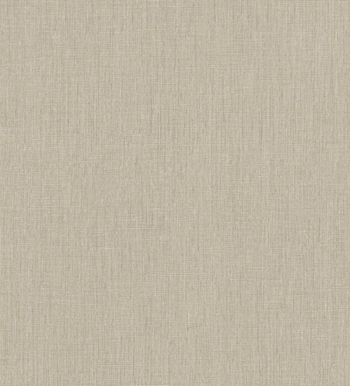 Papel pintado liso de microfibras textiles naturales tono lino - Melbourne Linen 685340