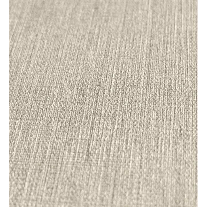 Papel pintado liso de microfibras textiles naturales tono lino - Melbourne Linen 685340