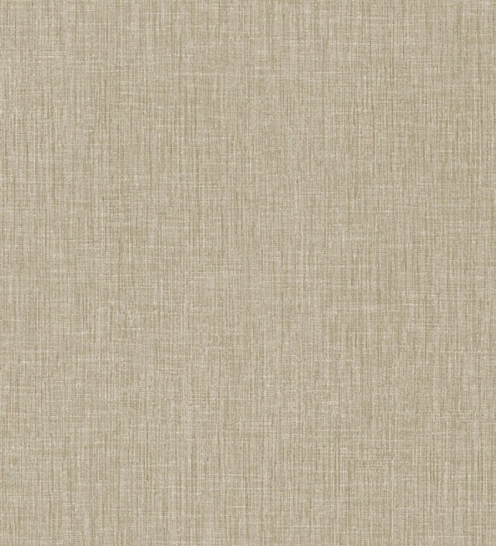 Papel pintado liso de microfibras textiles naturales tono yute - Melbourne Linen 685341