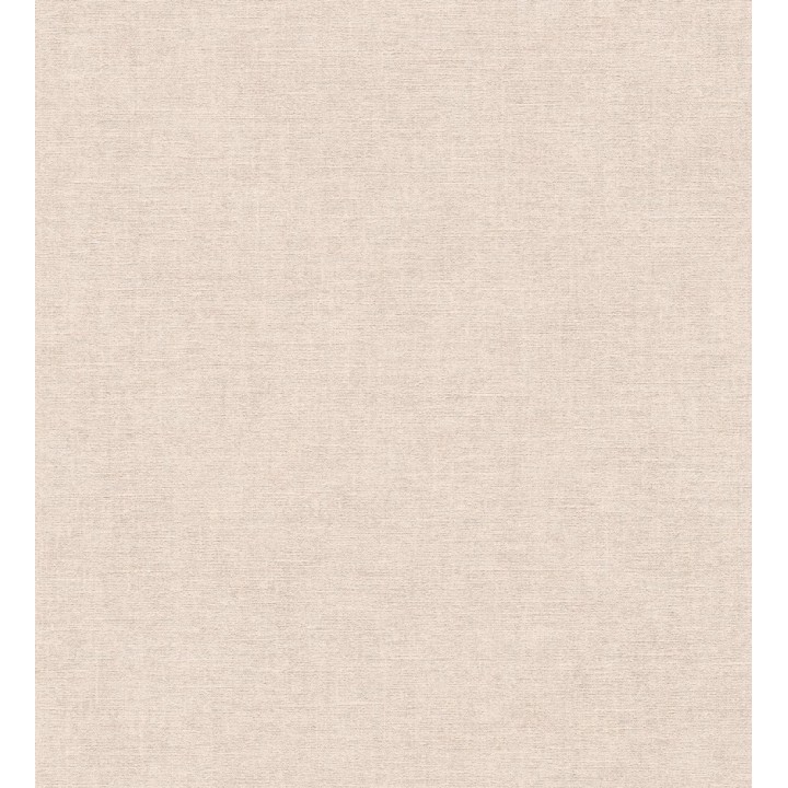 Papel pintado liso rosa nude efecto textil hilos de lino y algodón - Raffton Clay 685342