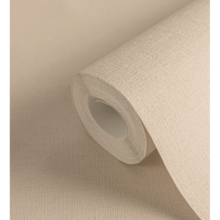 Papel pintado liso con textura lienzo pintado color nude - Brighton Amethyst 685346