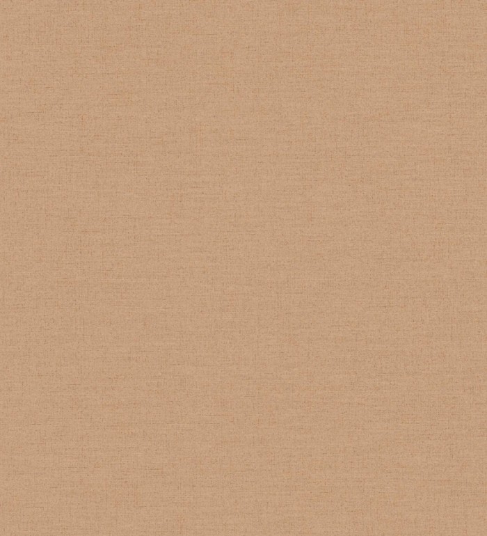 Papel pintado liso con textura lienzo pintado color terracota suave - Brighton Dusk 685347