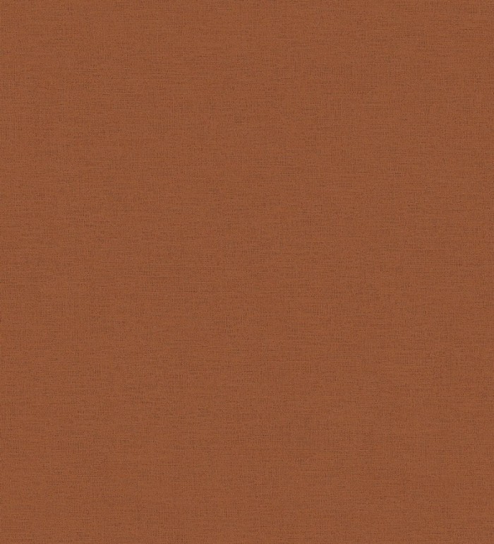 Papel pintado liso con textura lienzo pintado color teja - Brighton Amber 685348