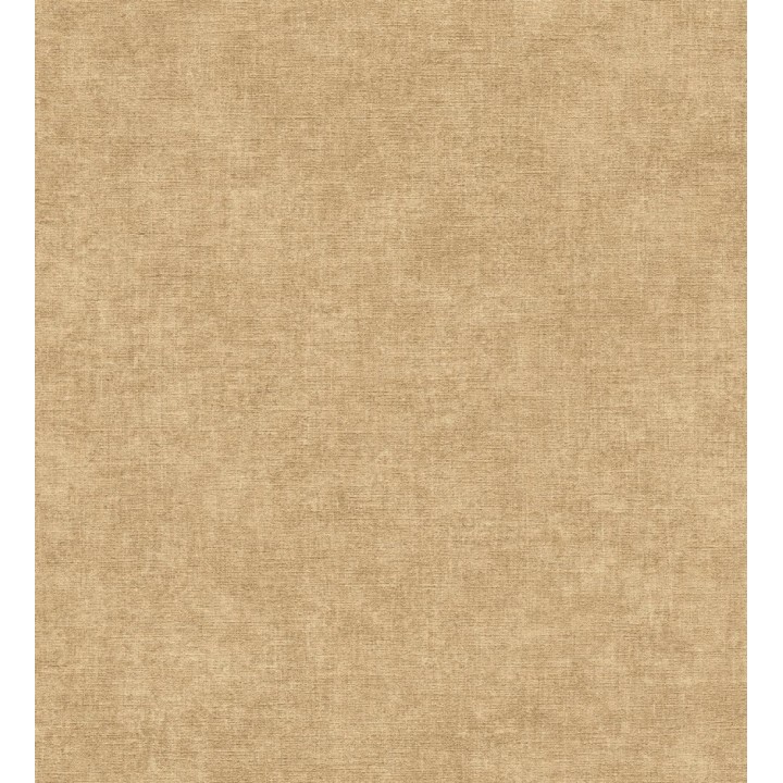 Papel pintado liso ocre dorado efecto textil hilos de lino y algodón - Raffton Clay 685351
