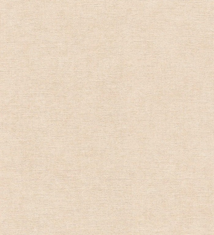 Papel pintado liso color crema melocotón efecto textil hilos de lino y algodón - Raffton Clay 685352