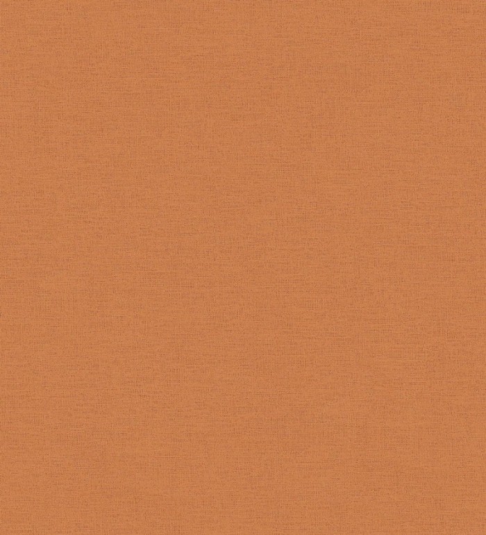Papel pintado liso con textura lienzo pintado color naranja - Brighton Amber 685353