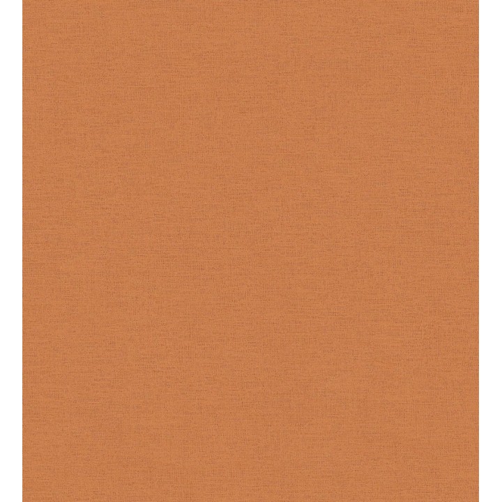 Papel pintado liso con textura lienzo pintado color naranja - Brighton Amber 685353
