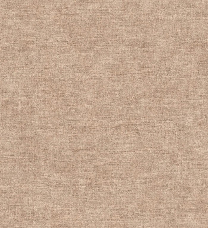Papel pintado liso tono arcilla efecto textil hilos de lino y algodón - Raffton Clay 685358