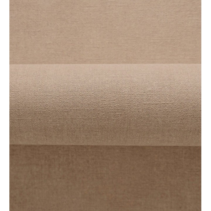 Papel pintado liso tono arcilla efecto textil hilos de lino y algodón - Raffton Clay 685358