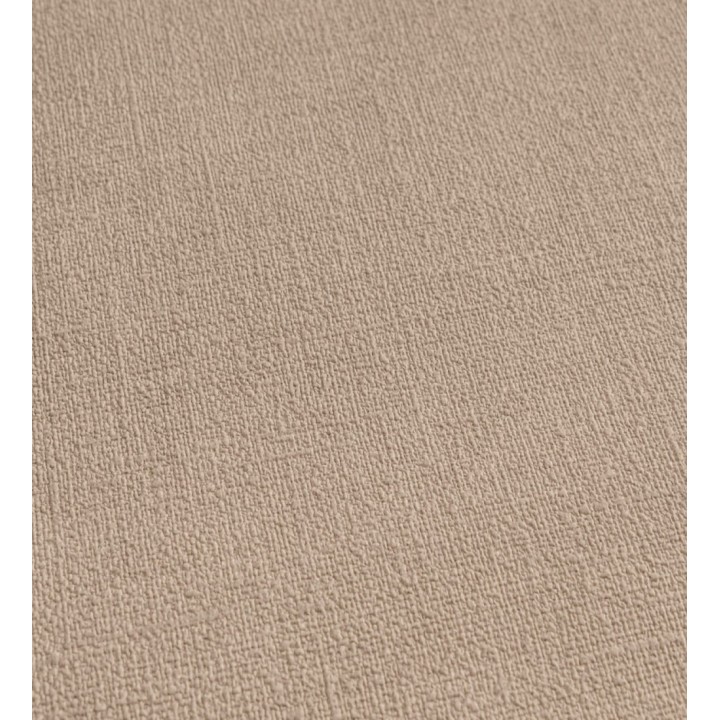 Papel pintado liso tono arcilla efecto textil hilos de lino y algodón - Raffton Clay 685358
