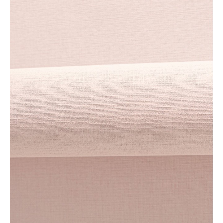 Papel pintado liso con textura lienzo pintado color rosa pálido - Brighton Amethyst 685360