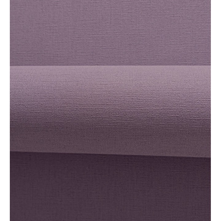 Papel pintado liso con textura lienzo pintado color amatista - Brighton Amethyst 685362