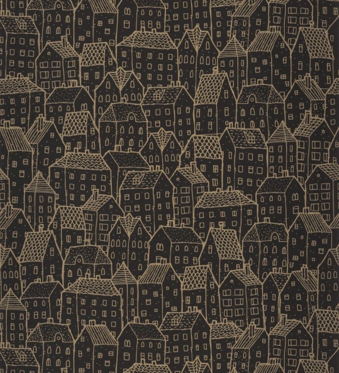 Papel pintado villa de casitas pequeñas - Le Village 126866