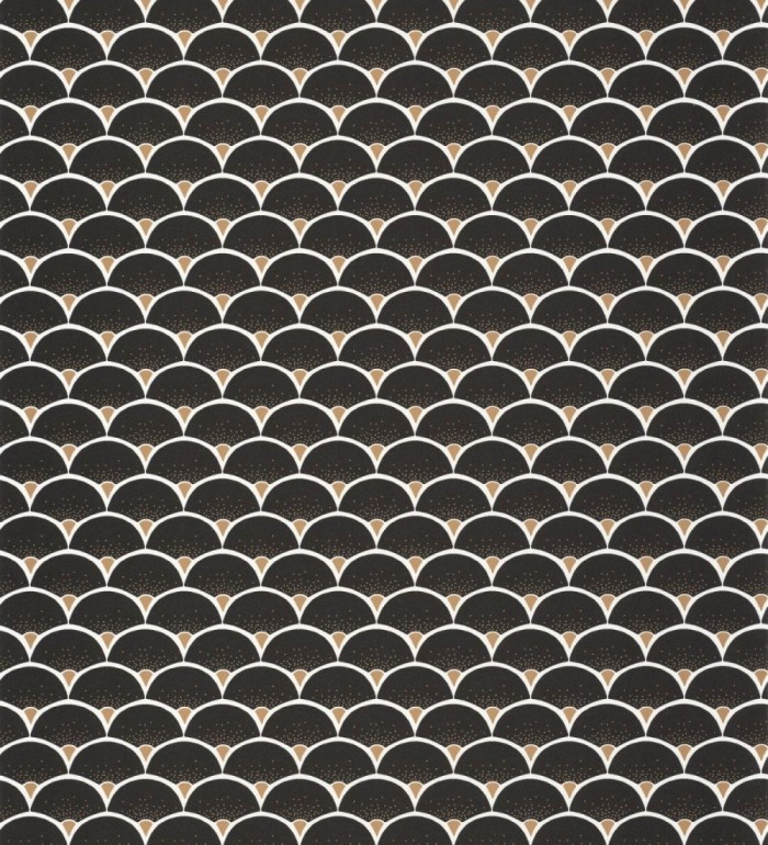 Papel pintado semicírculos estilo art decó - Kleyton Scales 126867