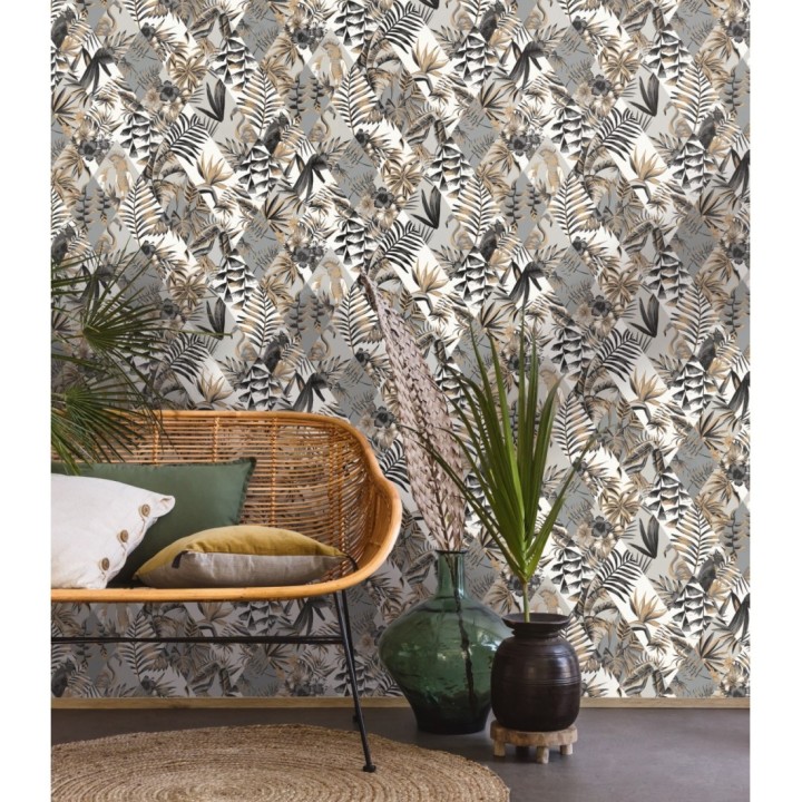 Papel pintado geométrico jungla tropical - Metrix Jungle 126870
