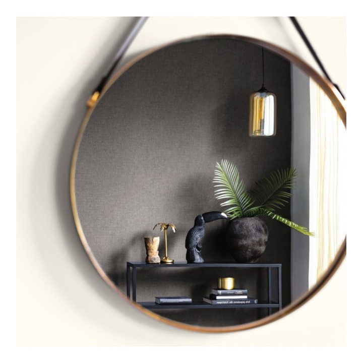 Papel pintado liso texturizado marrón grisáceo - Atelier Texture 126890