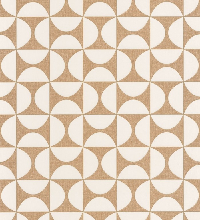 Papel pintado geométrico reloj de arena - Kronos 126891