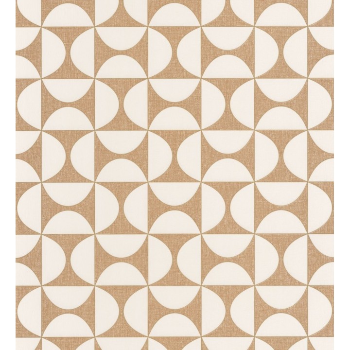 Papel pintado geométrico reloj de arena - Kronos 126891