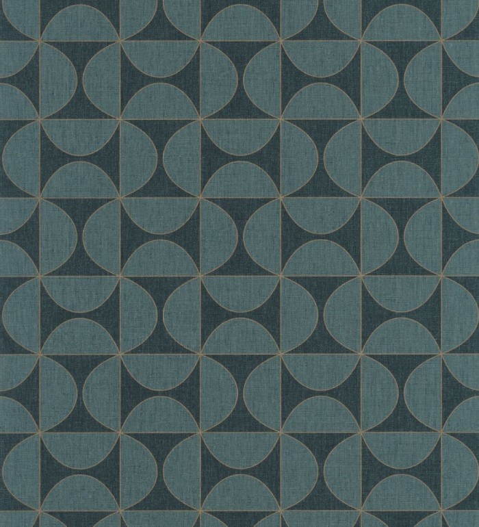 Papel pintado geométrico reloj de arena - Kronos 126893