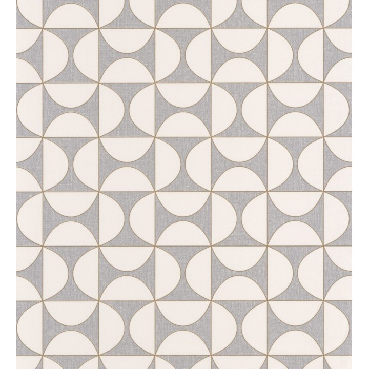 Papel pintado geométrico reloj de arena - Kronos 126894